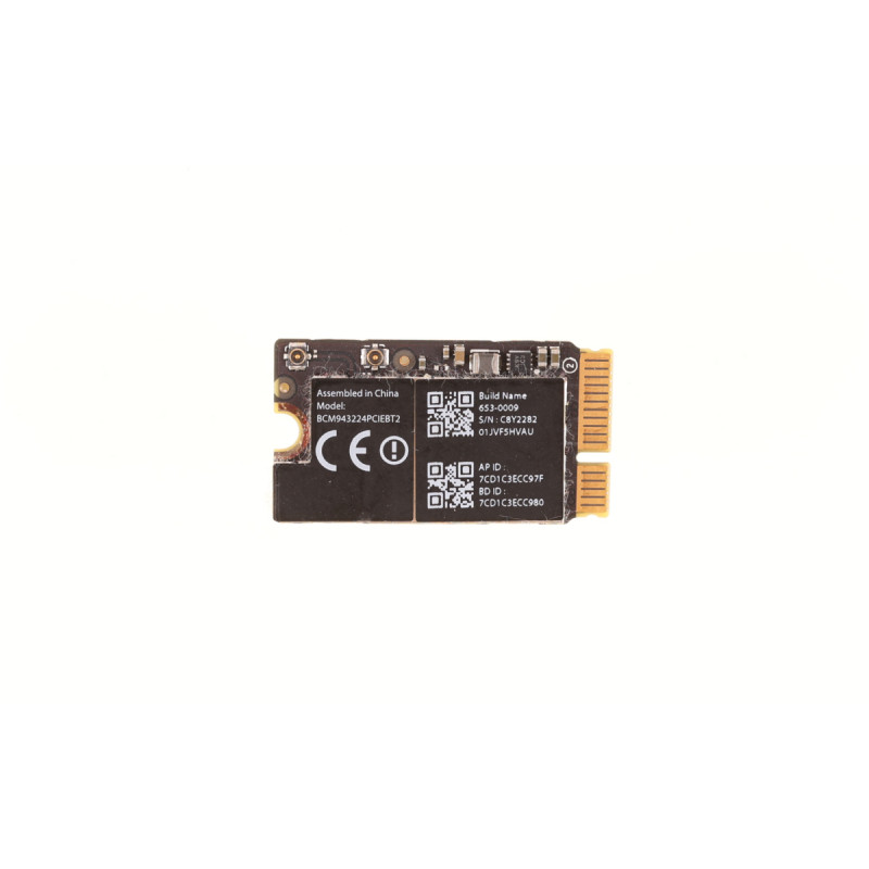 Б/У WiFi-AirPort Bluetooth модуль (вайфай адаптер) BCM943224PCIEBT2 для ноутбука Apple MacBook Air A1370, A1369, A1465, A1466
