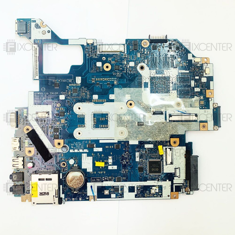 Б/У Материнская плата (Q5WVH LA-7912P) для Acer Aspire E1-521, E1-531, E1-571, CPU Intel, PCH SJTNV, KB9012QF A3, UMA