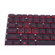 Клавиатура ноутбука для Acer Nitro 5 AN515-54 AN515-55 Nitro 7 AN715-51 Red Оригинал