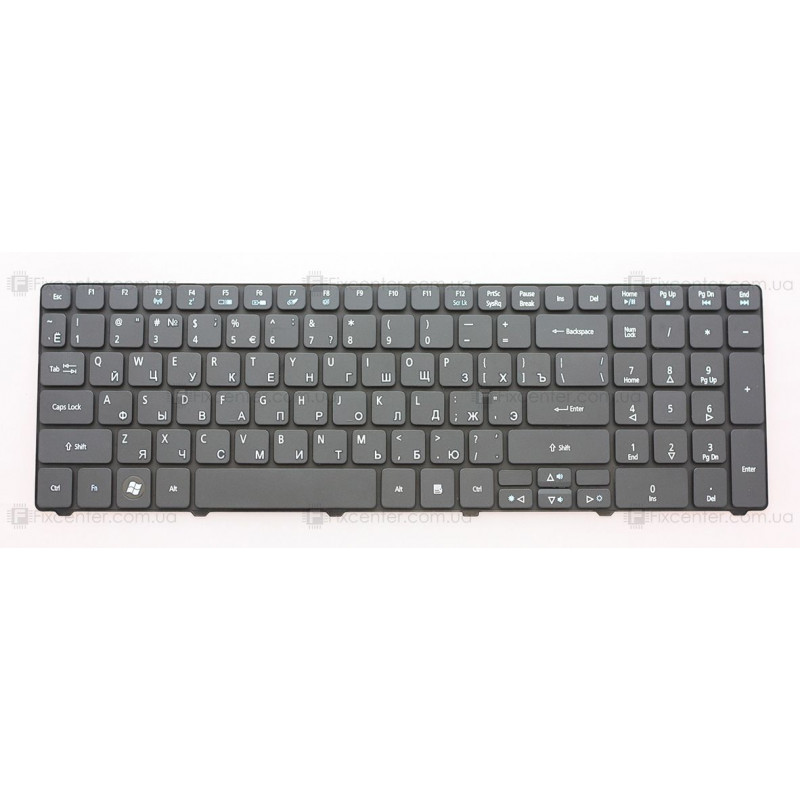 Клавиатура для ноутбука Acer E1-521, E1-531, E1-571, 5742, 5750, eMachines E440, E442, E530, E640, E642, E730, Gateway NV50