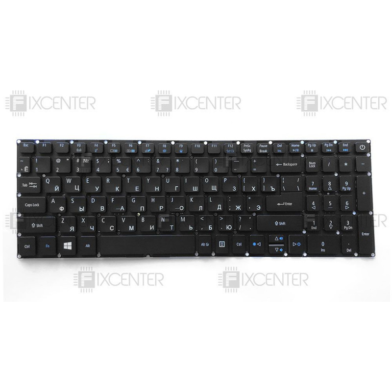 Клавиатура для ноутбука Acer Aspire A315-51, A515-51, A715-71, V5-591, F5-573 c подсветкой