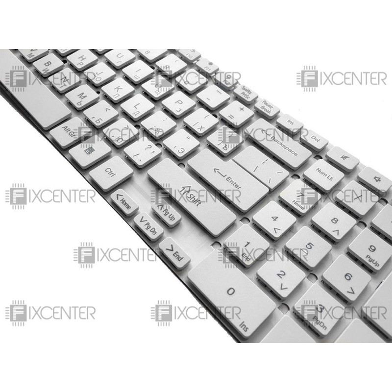 Клавиатура для ноутбука Acer E1-522, E1-530, V3-551, V3-571, V3-771 Белая