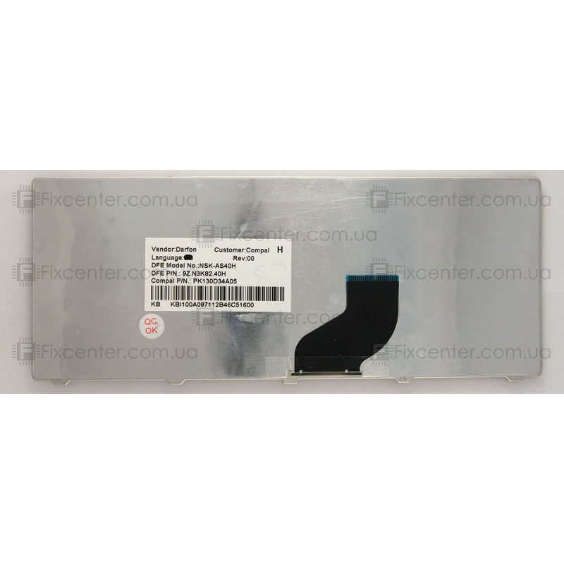 Клавиатура для ноутбука Acer Aspire One 521, 522, D255, D270, One Happy Черная