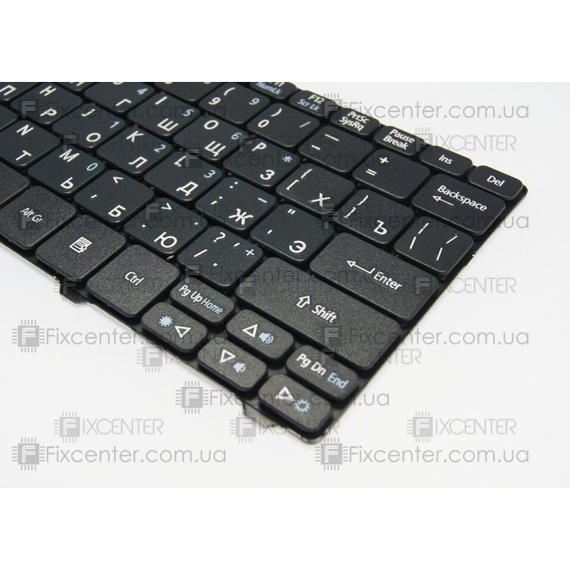 Клавиатура для ноутбука Acer Aspire One 521, 522, D255, D270, One Happy Черная