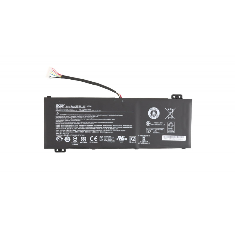 Батарея (аккумулятор) AP18E8M, KT.00407.009 для ноутбука ACER Nitro AN515-43 AN515-44 AN515-54 AN515-55 AN515-56 AN515-57 15.4V 3733mAh Orig, 3600 mAh, Внутренний, Оригинал, 15 V