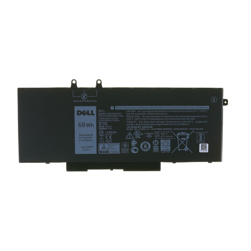 Батарея (аккумулятор) 3HWPP для ноутбука Dell Precision 3541 3551 Latitude 5401, 5410, 5411, 5501, 5510, 5511, 4255mAh, Внутренний, Оригинал, 15 V