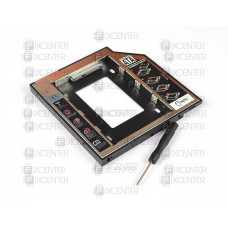 Карман вместо DVD-привода 9.5 mm 2.5" SATA для второго винчестера (Optibay)