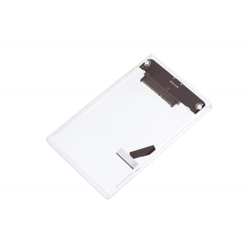 Внешний карман для 2.5" SATA SSD/HDD USB3.1 TYPE-C с прозрачным корпусом