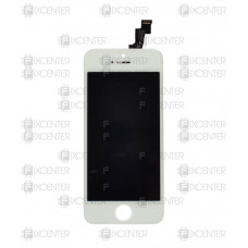 Дисплей (экран) iPhone 5S, iPhone SE с тачскрином в сборе, белый