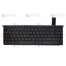 Клавиатура для ноутбука Asus FX570, X570, R570, F570 с Red подсветкой