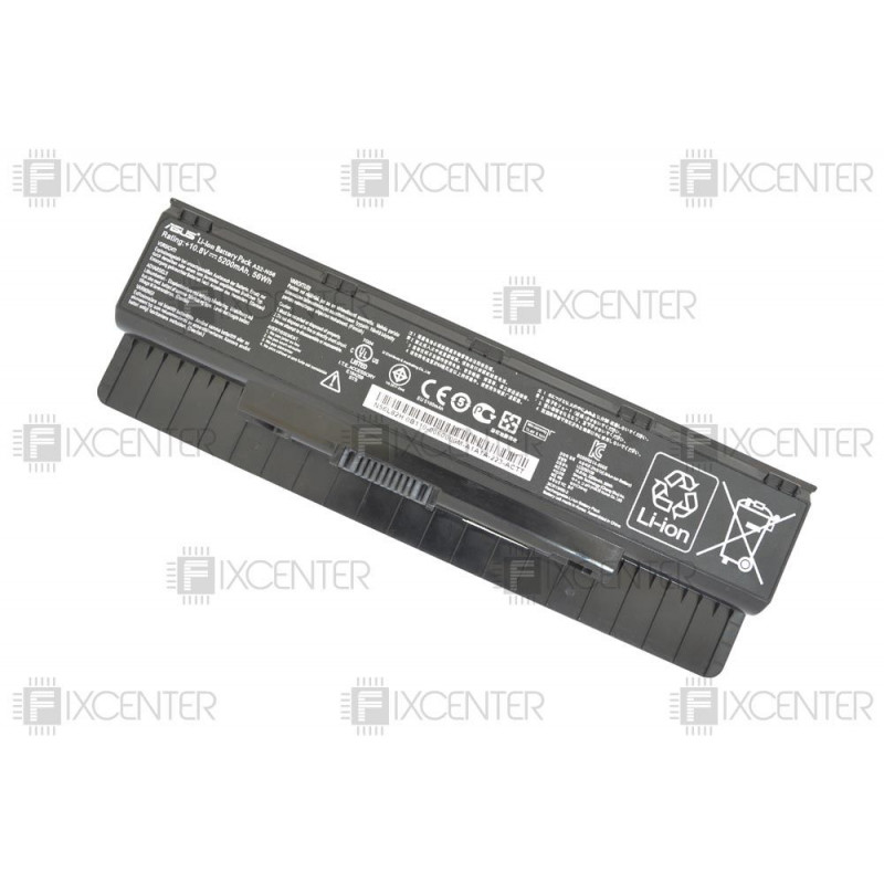 Батарея (аккумулятор) для ноутбука Asus G56, N46, N56, N76, ROG G56 (A32-N56) 5200 mAh ОРИГИНАЛ, 5200 mAh, Внешний, Оригинал, 11.1 V