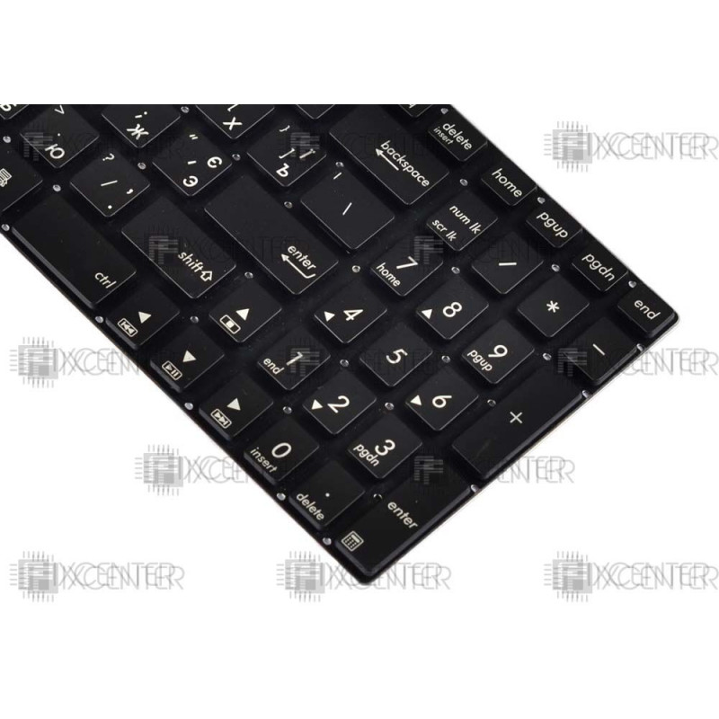 Клавиатура для ноутбука Asus G56, N56, N76, G550, N550, N750, Q550 с белой подсветкой