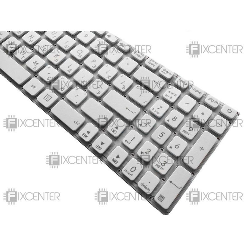 Клавиатура для ноутбука Asus A541, F541, K541, X541, VM591 Белая