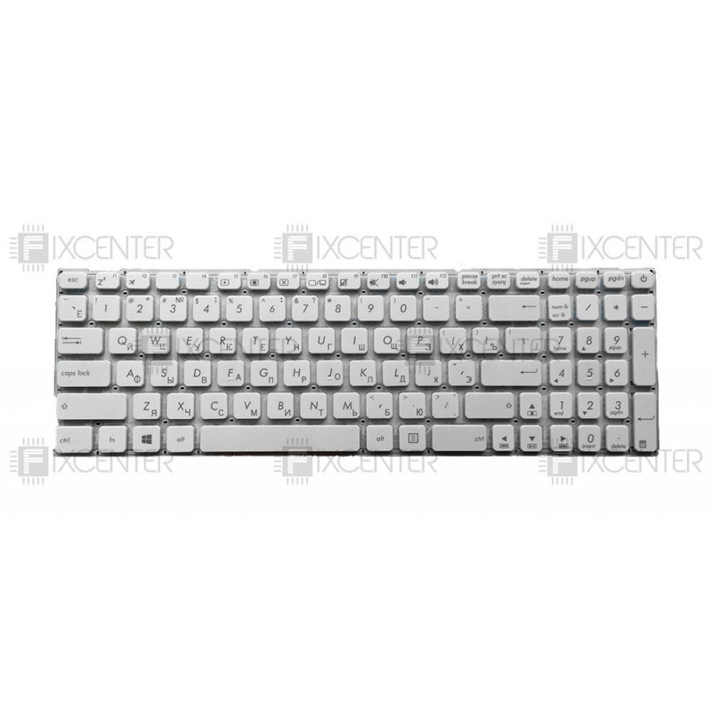 Клавиатура для ноутбука Asus A541, F541, K541, X541, VM591 Белая