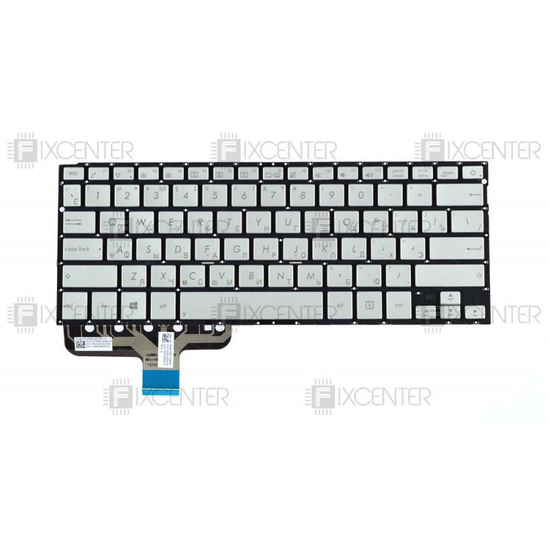 Клавиатура для ноутбука Asus Zenbook UX301 серая
