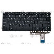 Клавиатура для ноутбука Asus Zenbook UX305 Вариант 2 (Гравировка РУ, рус шрифт плохо видно)