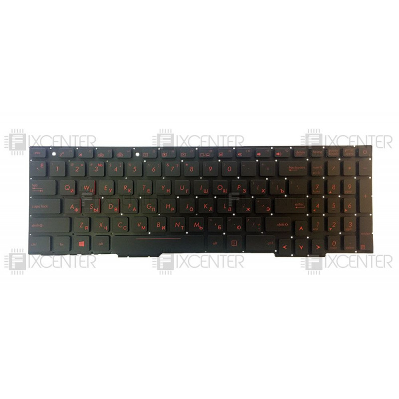 Клавиатура для ноутбука Asus ROG GL553, FX553, ZX553, GL753 с подсветкой