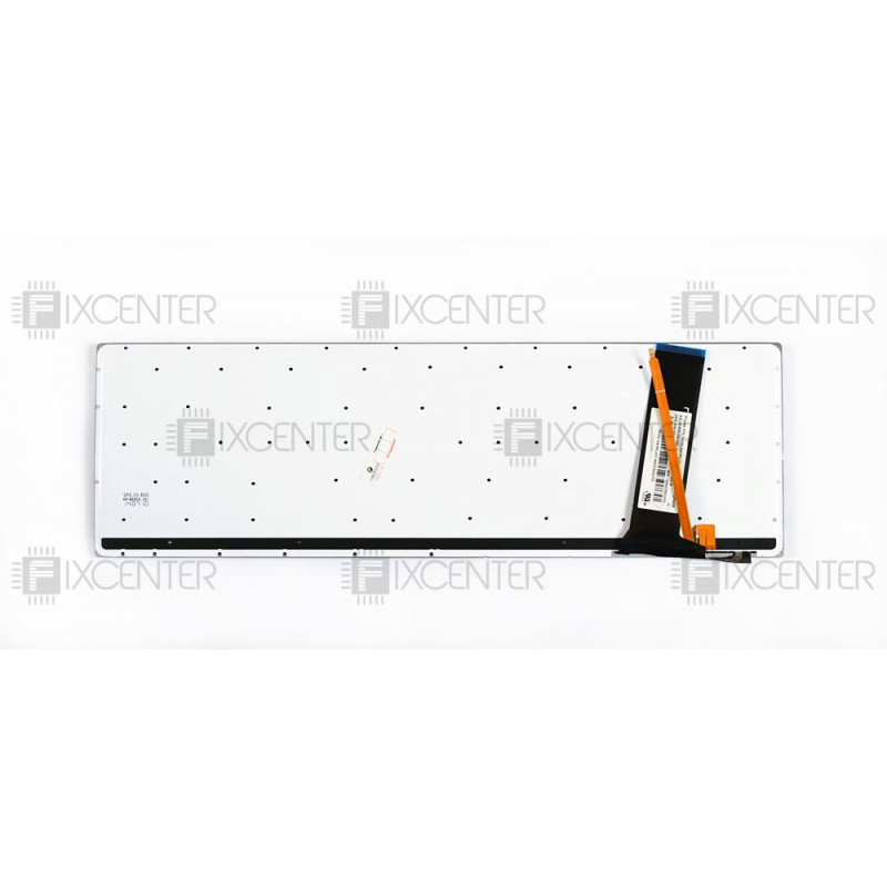 Клавиатура для ноутбука Asus G56, N56, N76, G550, N550, N750, Q550 silver с подсветкой