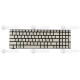 Клавиатура для ноутбука Asus G56, N56, N76, G550, N550, N750, Q550 silver с подсветкой