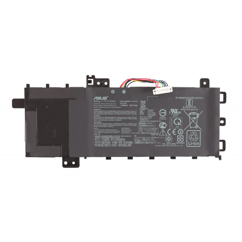 Батарея (аккумулятор) C21N1818-1 для ноутбуків ASUS X412FA, X512FA, X412UB, X512FJ, X512FL Оригинал 7.7V 4850mAh 37Wh, 4850 mAh, Внутренний, Оригинал, 7.6 V