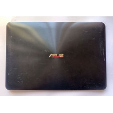 Б/У Корпус (крышка + рамка матрицы) для ноутбука Asus A555, X554, X555, R556, K555, F555 Черная, Крышка (Cover-A)
