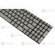 Клавиатура для ноутбука Asus N551, N552, N751, N752, G551, GL752 Silver с подсветкой
