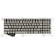 Клавиатура для ноутбука Asus N551, N552, N751, N752, G551, GL752 Silver с подсветкой