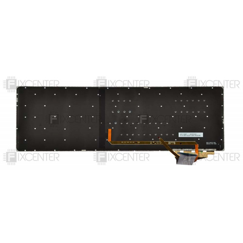 Клавиатура для ноутбука Asus N551, N552, N751, N752, G551, GL752 Silver с подсветкой