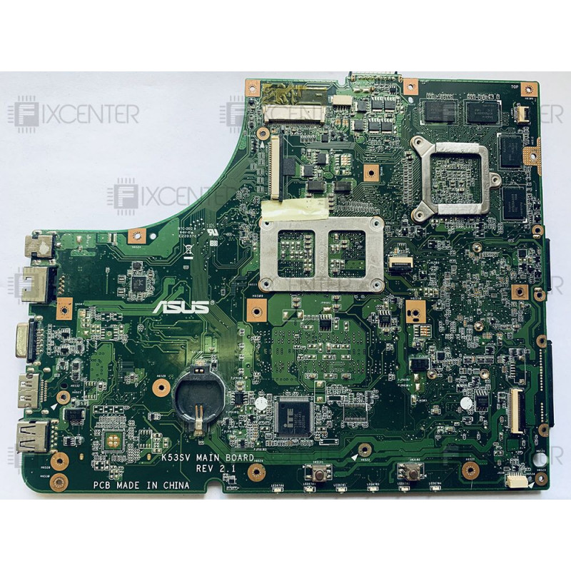 Б/У Материнская плата (X53SV) для Asus A53, K53, X53 nVidia N12P-GS-A1, K53SV REV2.1
