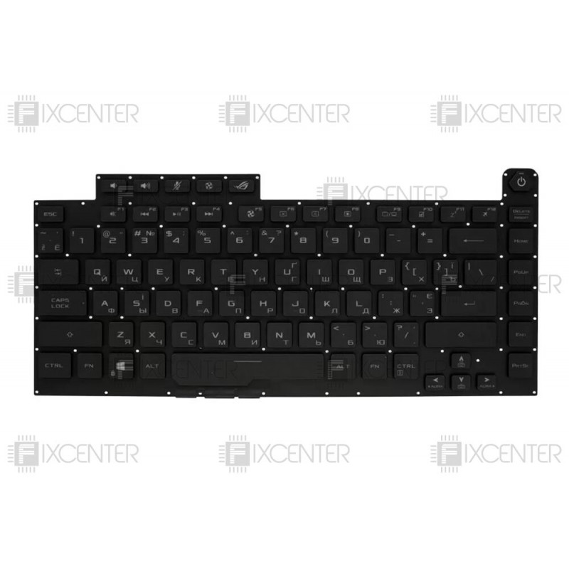 Клавиатура для ноутбука Asus ROG Strix Scar III G531 вариант 1 с платой подсветки