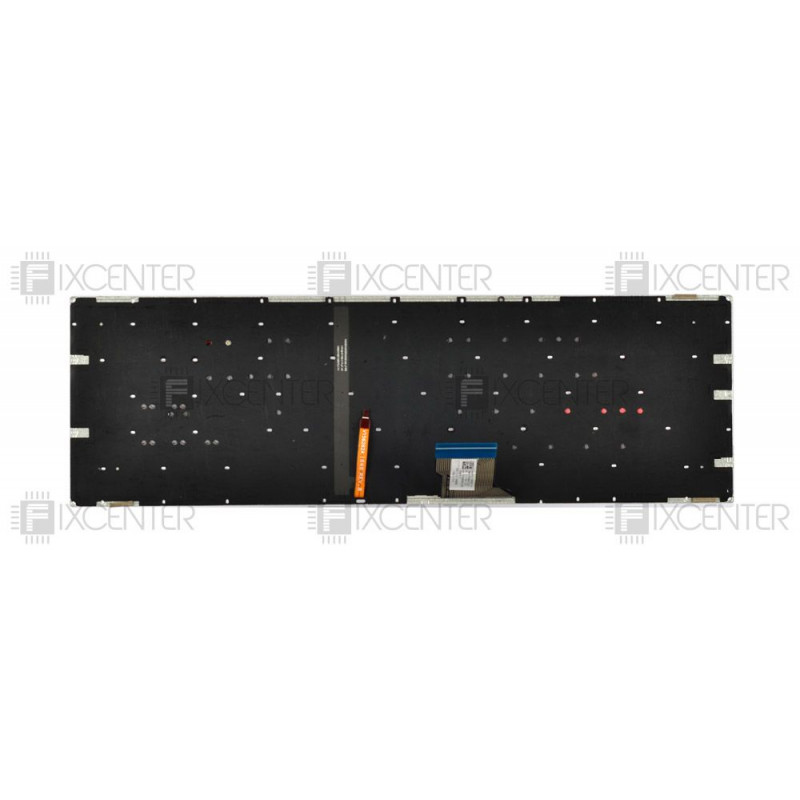 Клавиатура для ноутбука ASUS ROG Strix GL502, GL702 с RED подсветкой (все кнопки черные)