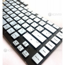 Клавиатура для ноутбука Asus ROG Strix Scar III G531 Silver вариант 2 со шлейфом подсветки