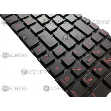 Клавиатура для ноутбука Asus N551, N552, N751, N752, G551, GL752 Black с подсветкой