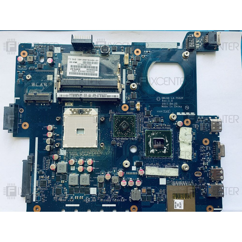 Б/У Материнская плата (LA-7552P) для ASUS K53TA K53TK X53T K53T, AMD 216-0833000, QBL60 LA-7552P