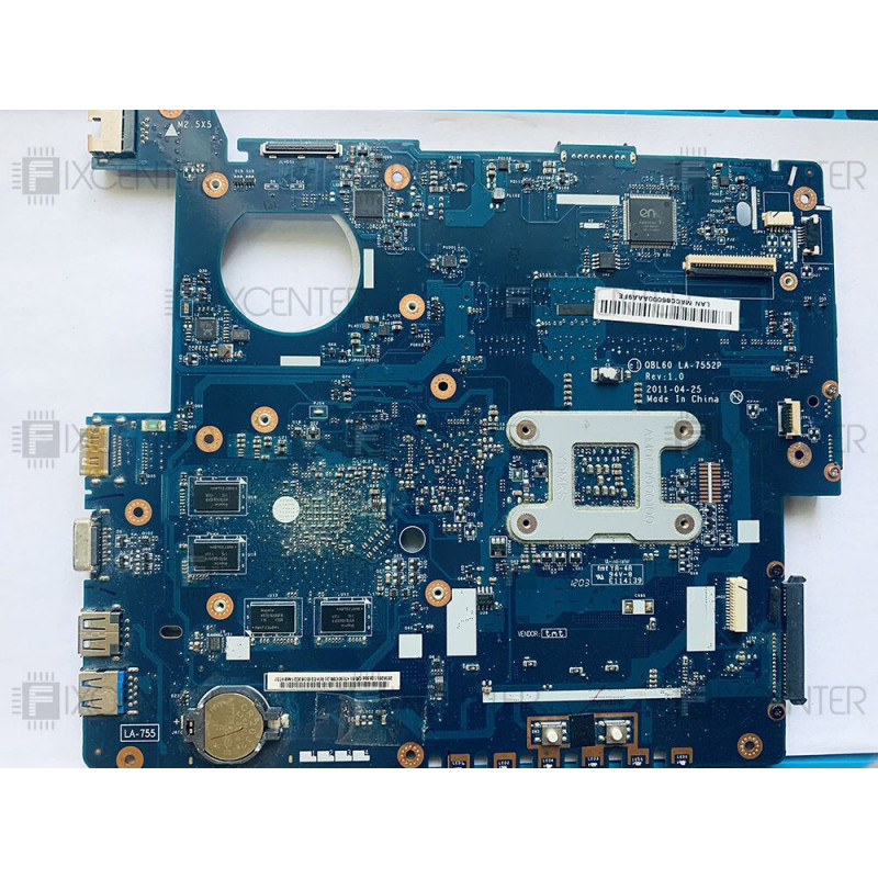 Б/У Материнская плата (LA-7552P) для ASUS K53TA K53TK X53T K53T, AMD 216-0833000, QBL60 LA-7552P