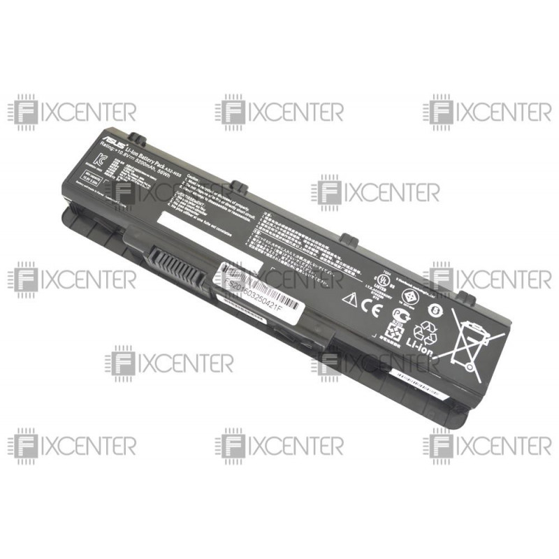 Батарея (аккумулятор) для ноутбука Asus N45, N55, N75 (A32-N55) 5200 mAh ОРИГИНАЛ, 5200 mAh, Внешний, Оригинал, 10.8 V