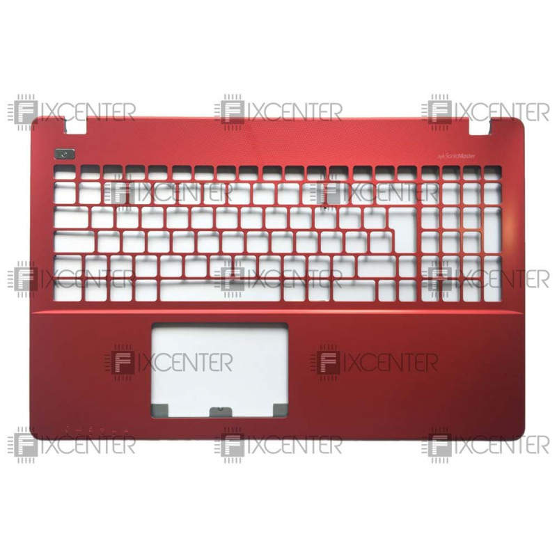 Корпус (лицевая панель) для ноутбука Asus X550 красная Г-образный энтер
