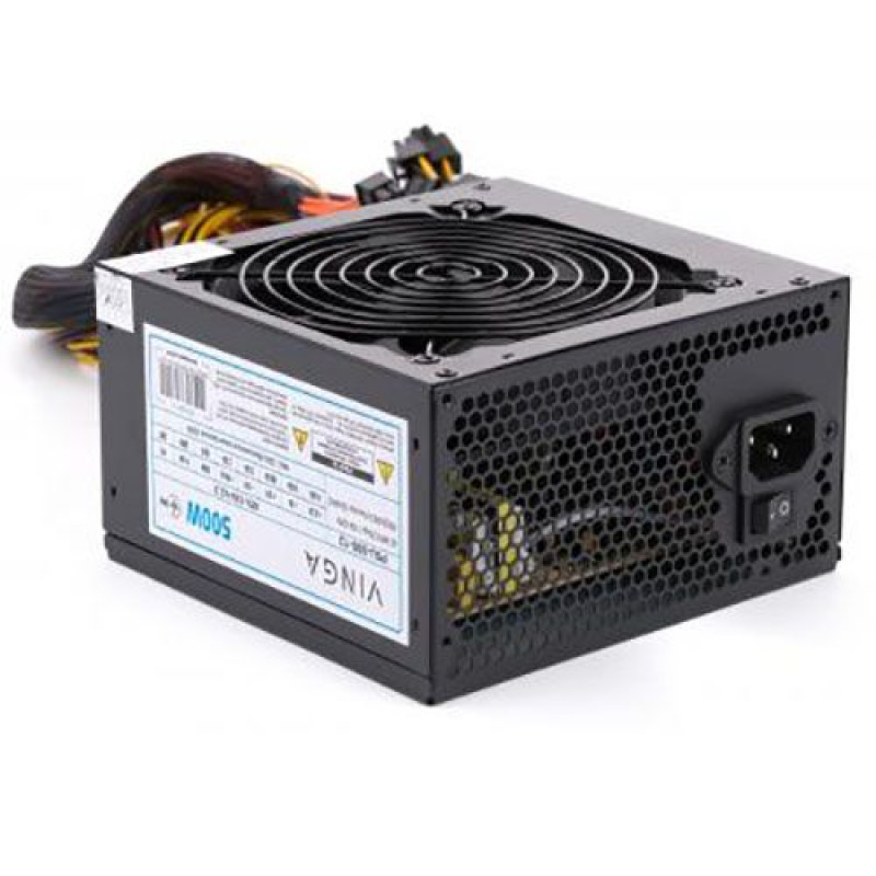 Компьютерный блок питания Vinga 500W (PSU-500-12), 500W