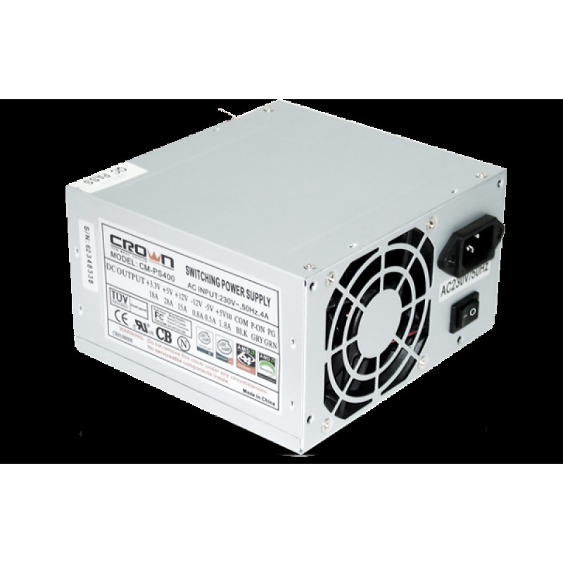Комп'ютерний блок живлення CROWN CM-PS400 ATX 400W