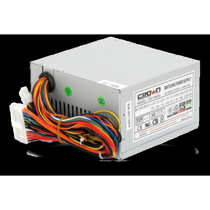 Комп'ютерний блок живлення CROWN CM-PS400 ATX 400W