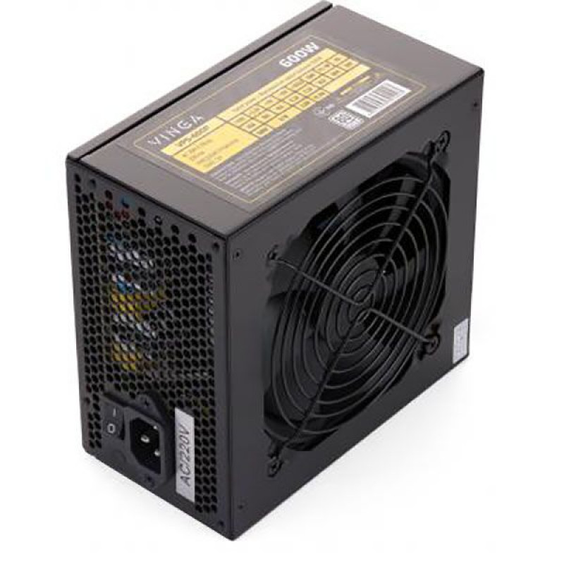 Комп'ютерний блок живлення (блок живлення для ПК) Vinga 600W (VPS-600P)