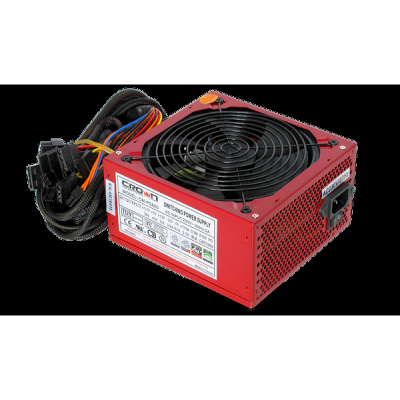 Комп'ютерний блок живлення CROWN CM-PS600 ATX 600W