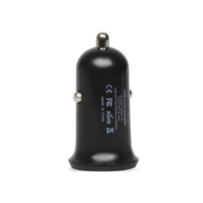 Автомобильный блок питания (зарядное устройство) Nomi CC05112 (1USBx1A) Black, Зарядное устройство, USB, Да, Проводное