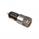 Автомобильный блок питания (зарядное устройство) Grand-X (2xUSB 2.4A) Black (CH-25B), Зарядное устройство, USB, Да, Проводное