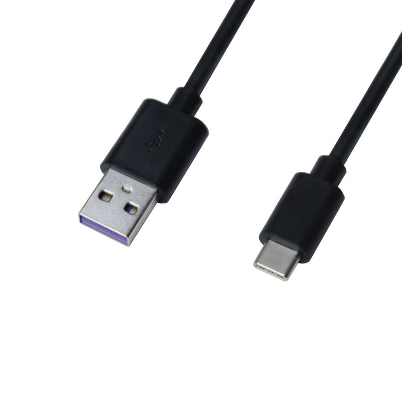 Блок питания (зарядное устройство) Grand-X (1xUSB 1А) Black (CH-765T) + кабель USB Type C, Зарядное + кабель, USB Type-C, Нет, Проводное