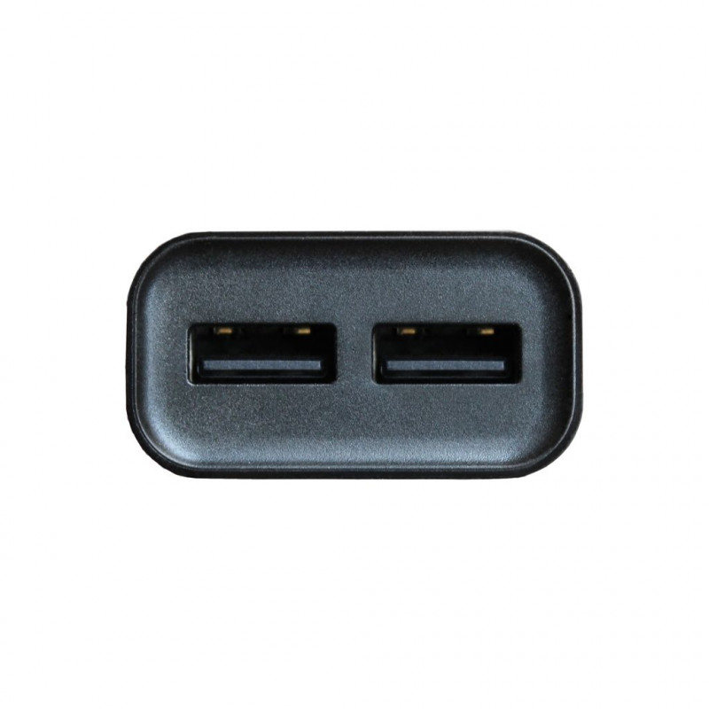 Блок питания (зарядное устройство) 12W Grand-X (2xUSB 2.4A) Black (CH-45UMB) + кабель microUSB, Зарядное + кабель, micro-USB, Нет, Проводное