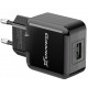 Блок питания (зарядное устройство) 10W Grand-X (1xUSB 5В/2.1А) Black (CH-03B), Зарядное устройство, USB, Нет, Проводное