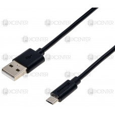 Кабель блока питания и передачи данных Grand-X USB-microUSB, 2,1A, Black, 1m, Только кабель, micro-USB, Нет