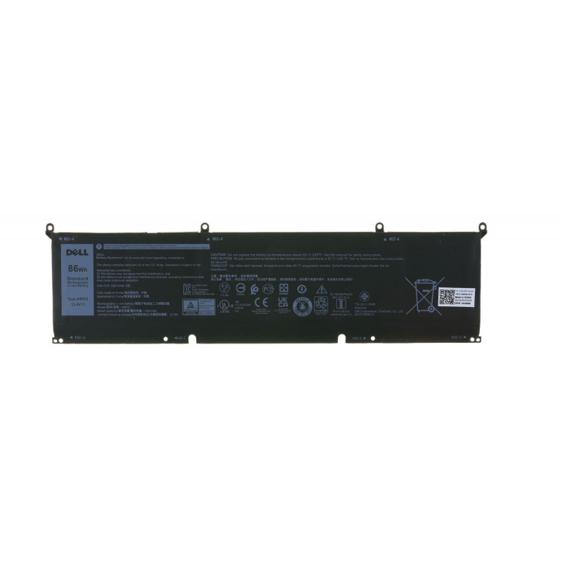 Батарея (аккумулятор) 69KF2 для ноутбука Dell XPS 9500, Precision 5550, Alienware M15, M17, 7167 mAh, Внутренний, Оригинал, 11.4 V