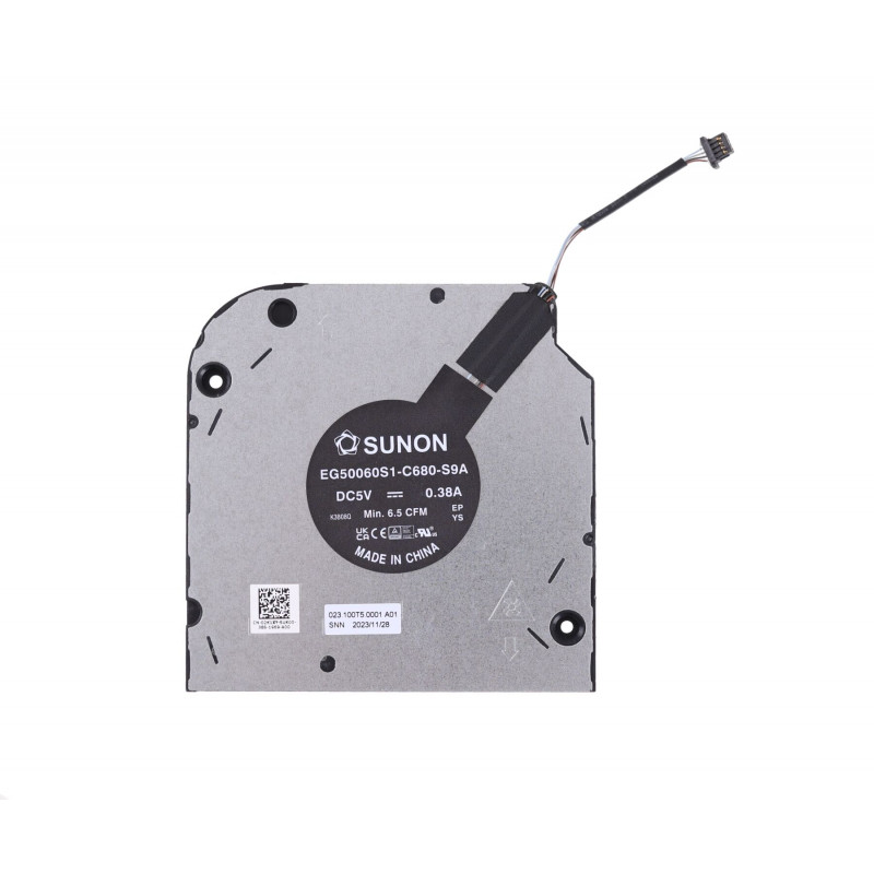 Вентилятор (кулер) 2K1XY EG50060S1-C680-S9A для ноутбука Dell Latitude 5540 Precision 3580 Orig